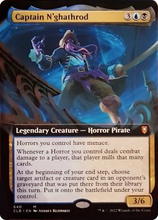Captain N'ghathrod (Extended Art) [Commander Legends: Battle for Baldur's Gate] | Fandemonia Ltd
