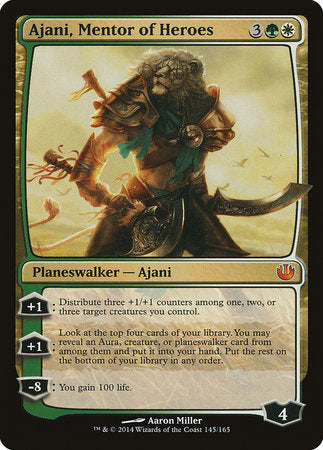 Ajani, Mentor of Heroes [Journey into Nyx] | Fandemonia Ltd