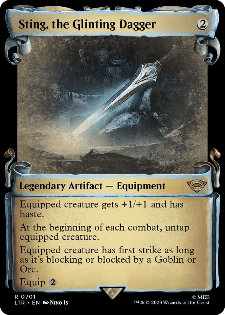 Sting, the Glinting Dagger [The Lord of the Rings: Tales of Middle-Earth Showcase Scrolls] | Fandemonia Ltd