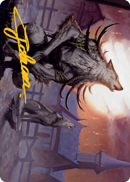 Lord of the Ulvenwald Art Card (Gold-Stamped Signature) [Innistrad: Midnight Hunt Art Series] | Fandemonia Ltd