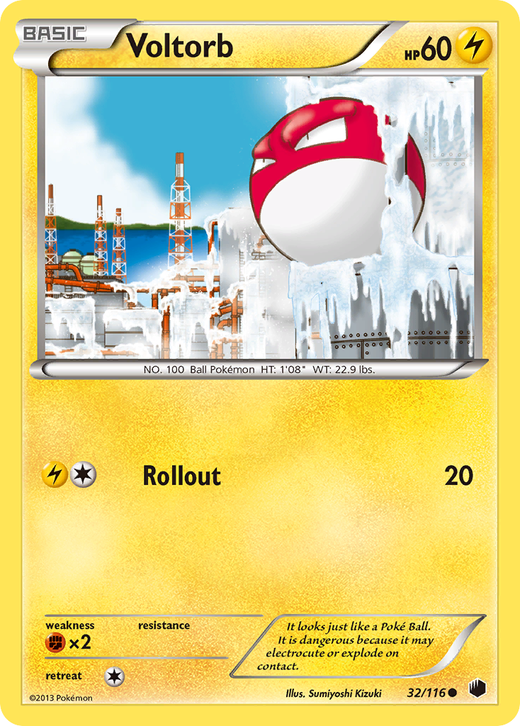 Voltorb (32/116) [Black & White: Plasma Freeze] | Fandemonia Ltd