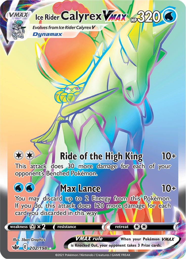Ice Rider Calyrex VMAX (202/198) [Sword & Shield: Chilling Reign] | Fandemonia Ltd