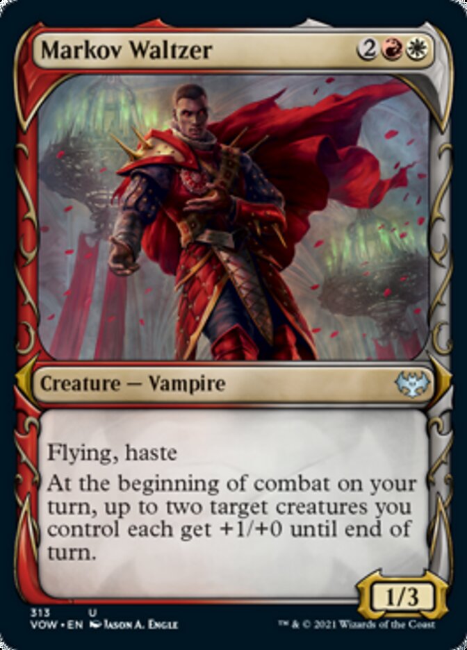 Markov Waltzer (Showcase Fang Frame) [Innistrad: Crimson Vow] | Fandemonia Ltd