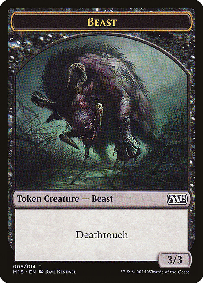 Beast (005/014) [Magic 2015 Tokens] | Fandemonia Ltd