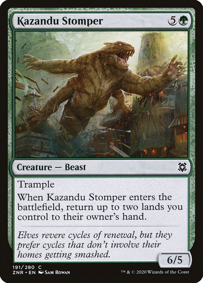 Kazandu Stomper [Zendikar Rising] | Fandemonia Ltd