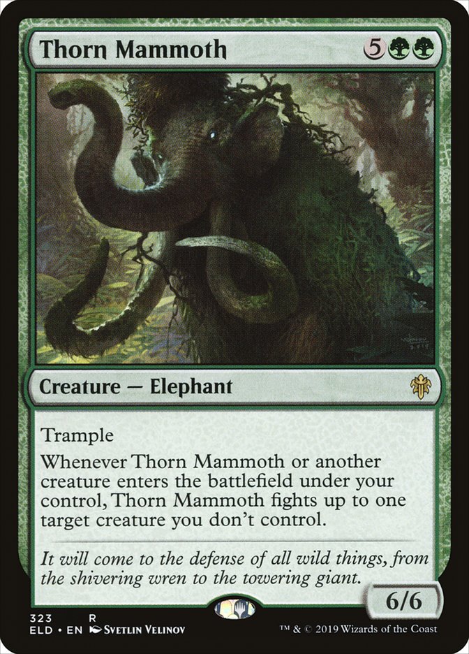 Thorn Mammoth [Throne of Eldraine] | Fandemonia Ltd