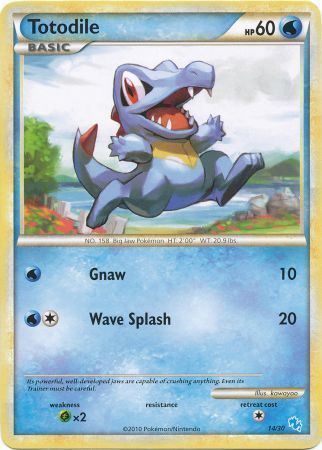 Totodile (14/30) [HeartGold & SoulSilver: Trainer Kit - Gyarados] | Fandemonia Ltd
