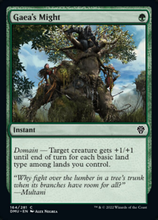 Gaea's Might [Dominaria United] | Fandemonia Ltd