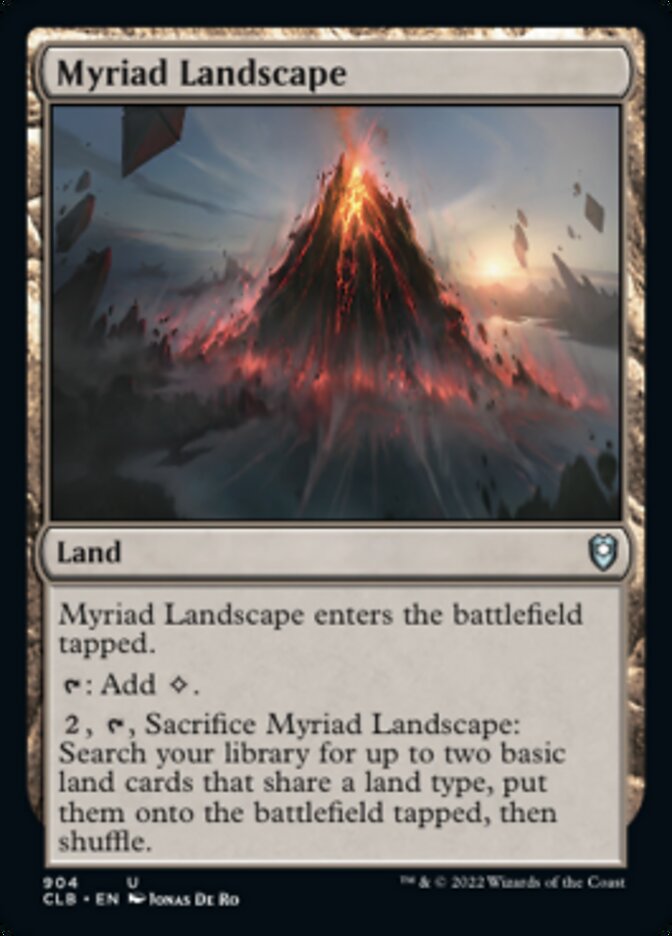 Myriad Landscape [Commander Legends: Battle for Baldur's Gate] | Fandemonia Ltd