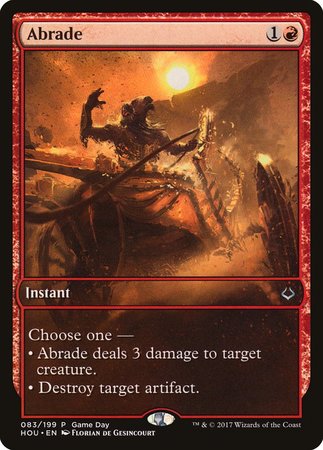 Abrade [Hour of Devastation Promos] | Fandemonia Ltd