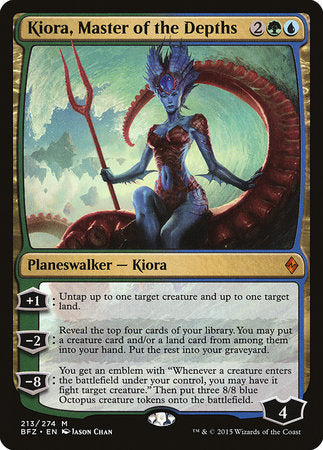 Kiora, Master of the Depths [Battle for Zendikar] | Fandemonia Ltd