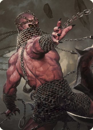 Chain Devil Art Card [Commander Legends: Battle for Baldur's Gate Art Series] | Fandemonia Ltd