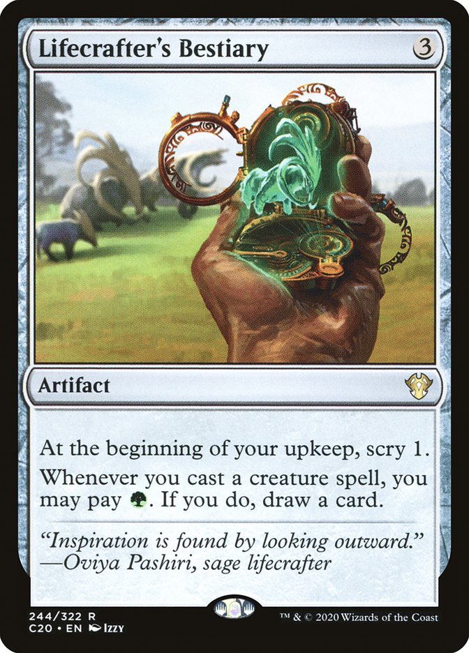 Lifecrafter's Bestiary [Commander 2020] | Fandemonia Ltd
