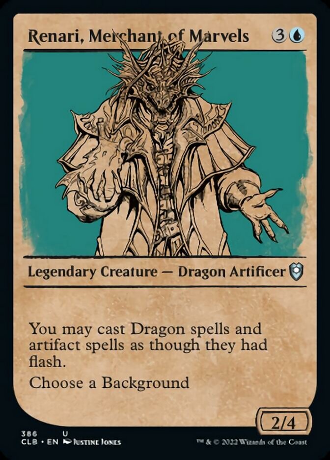 Renari, Merchant of Marvels (Showcase) [Commander Legends: Battle for Baldur's Gate] | Fandemonia Ltd