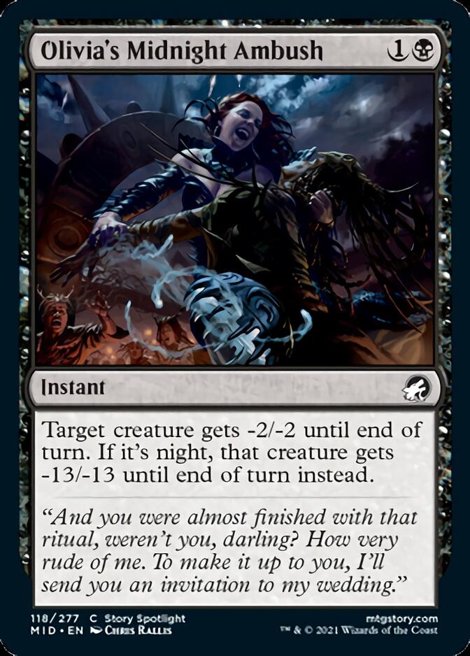 Olivia's Midnight Ambush [Innistrad: Midnight Hunt] | Fandemonia Ltd