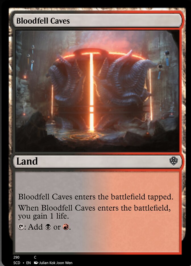 Bloodfell Caves [Starter Commander Decks] | Fandemonia Ltd