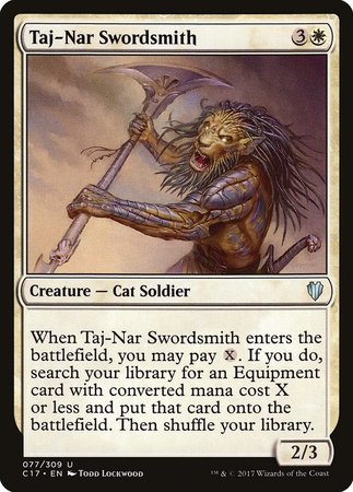 Taj-Nar Swordsmith [Commander 2017] | Fandemonia Ltd