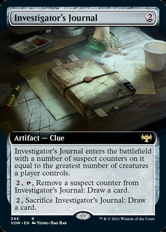 Investigator's Journal (Extended) [Innistrad: Crimson Vow] | Fandemonia Ltd