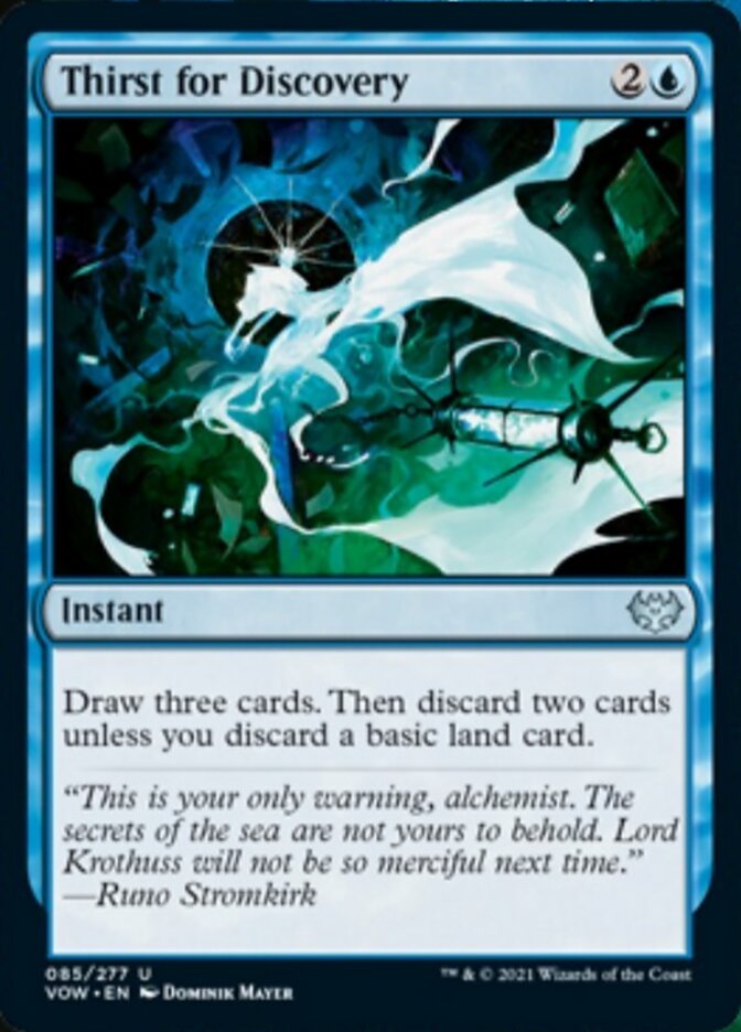Thirst for Discovery [Innistrad: Crimson Vow] | Fandemonia Ltd