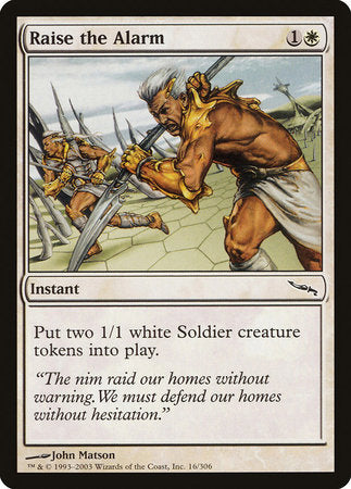 Raise the Alarm [Mirrodin] | Fandemonia Ltd