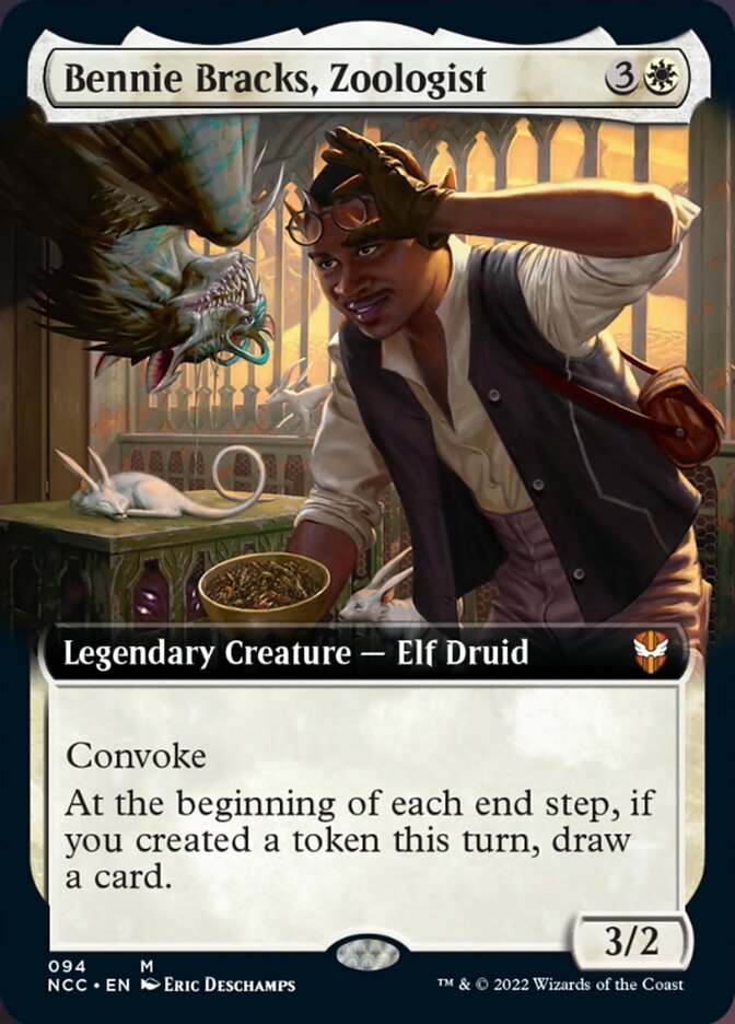 Bennie Bracks, Zoologist (Extended Art) [Streets of New Capenna Commander] | Fandemonia Ltd