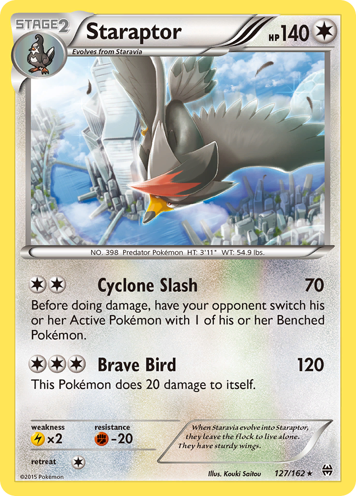 Staraptor (127/162) [XY: BREAKthrough] | Fandemonia Ltd