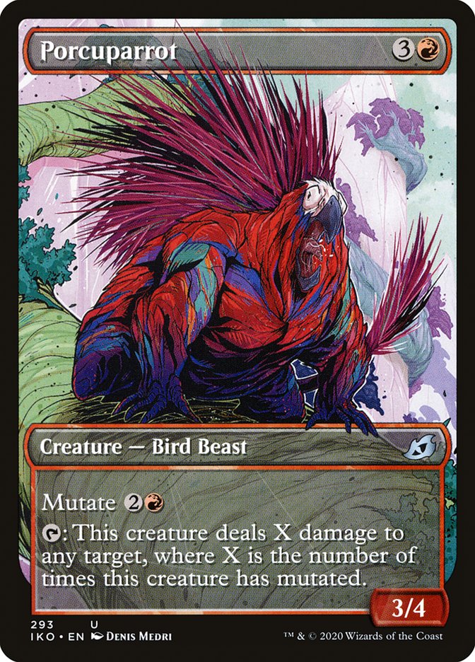 Porcuparrot (Showcase) [Ikoria: Lair of Behemoths] | Fandemonia Ltd