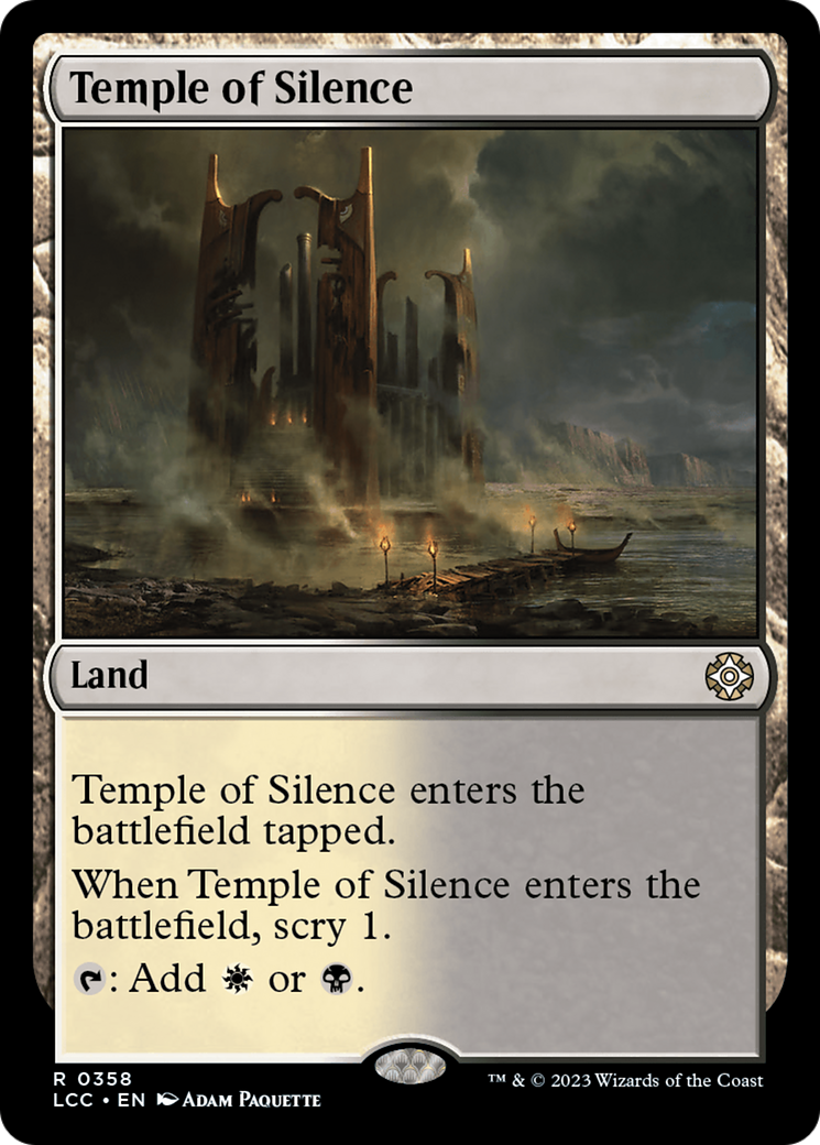 Temple of Silence [The Lost Caverns of Ixalan Commander] | Fandemonia Ltd