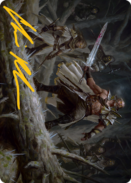 Tovolar, Dire Overlord 1 Art Card (Gold-Stamped Signature) [Innistrad: Midnight Hunt Art Series] | Fandemonia Ltd
