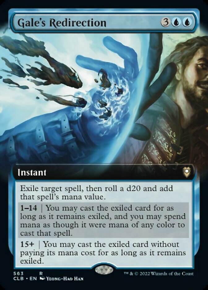 Gale's Redirection (Extended Art) [Commander Legends: Battle for Baldur's Gate] | Fandemonia Ltd