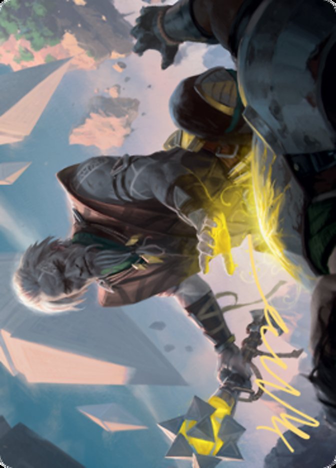 Expedition Healer Art Card (Gold-Stamped Signature) [Zendikar Rising Art Series] | Fandemonia Ltd