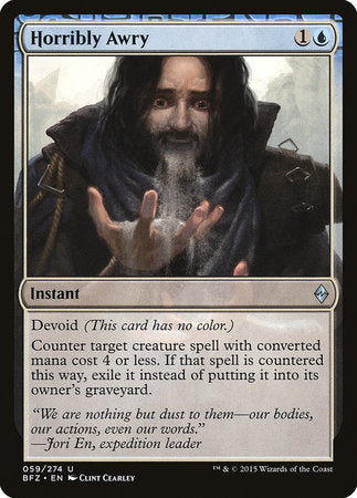 Horribly Awry [Battle for Zendikar] | Fandemonia Ltd