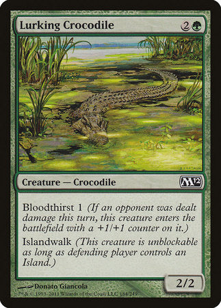 Lurking Crocodile [Magic 2012] | Fandemonia Ltd