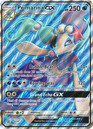 Primarina GX (SM39) (Jumbo Card) [Sun & Moon: Black Star Promos] | Fandemonia Ltd