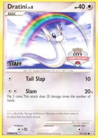 Dratini (91/146) (City Championship Promo Staff) [Diamond & Pearl: Legends Awakened] | Fandemonia Ltd