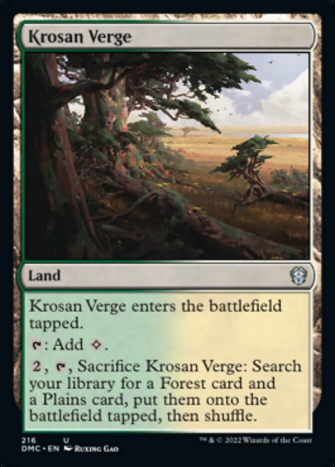 Krosan Verge [Dominaria United Commander] | Fandemonia Ltd