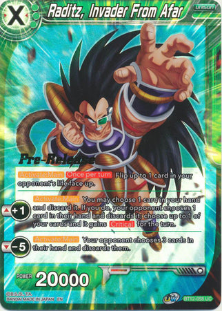 Raditz, Invader From Afar (BT12-058) [Vicious Rejuvenation Prerelease Promos] | Fandemonia Ltd