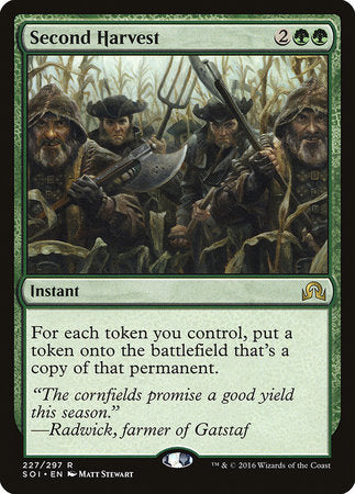Second Harvest [Shadows over Innistrad] | Fandemonia Ltd