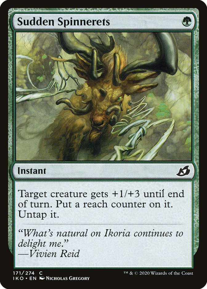 Sudden Spinnerets [Ikoria: Lair of Behemoths] | Fandemonia Ltd