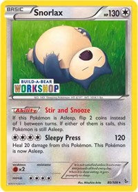 Snorlax (80/106) (Build-a-Bear Workshop Exclusive) [XY: Flashfire] | Fandemonia Ltd