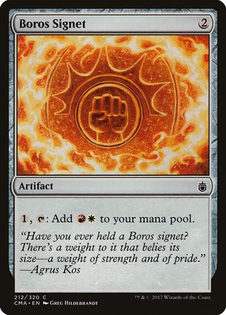 Boros Signet [Commander Anthology] | Fandemonia Ltd