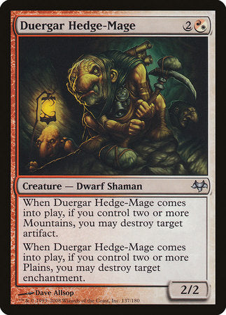 Duergar Hedge-Mage [Eventide] | Fandemonia Ltd