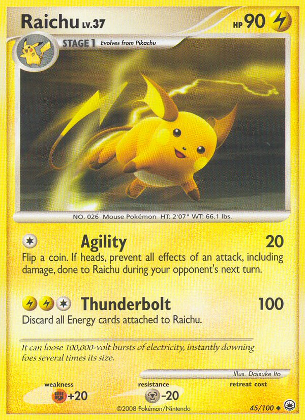 Raichu (45/100) [Diamond & Pearl: Majestic Dawn] | Fandemonia Ltd