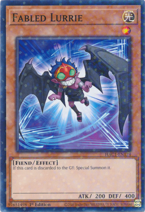 Fabled Lurrie (Duel Terminal) [HAC1-EN124] Common | Fandemonia Ltd