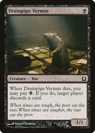 Drainpipe Vermin [Return to Ravnica] | Fandemonia Ltd