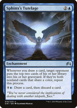 Sphinx's Tutelage [Magic Origins] | Fandemonia Ltd