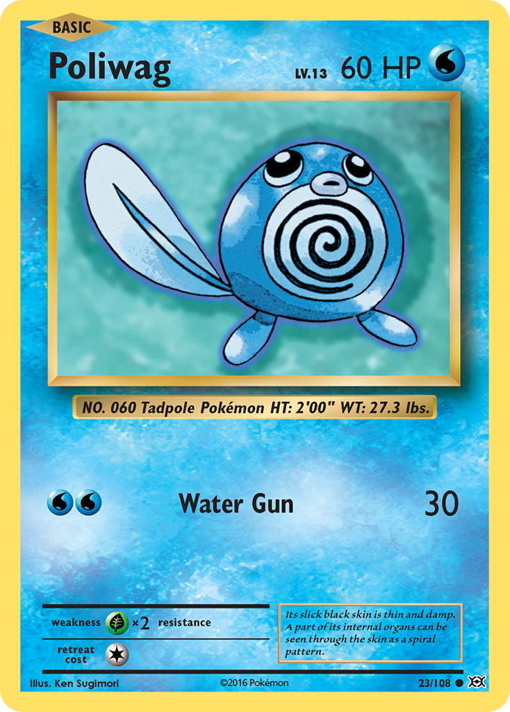 Poliwag (23/108) [XY: Evolutions] | Fandemonia Ltd