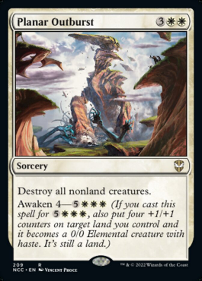 Planar Outburst [Streets of New Capenna Commander] | Fandemonia Ltd