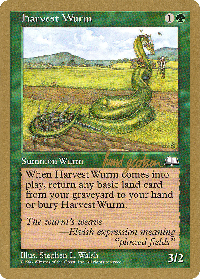 Harvest Wurm (Svend Geertsen) [World Championship Decks 1997] | Fandemonia Ltd