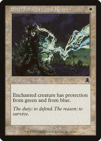 Shield of Duty and Reason [Apocalypse] | Fandemonia Ltd